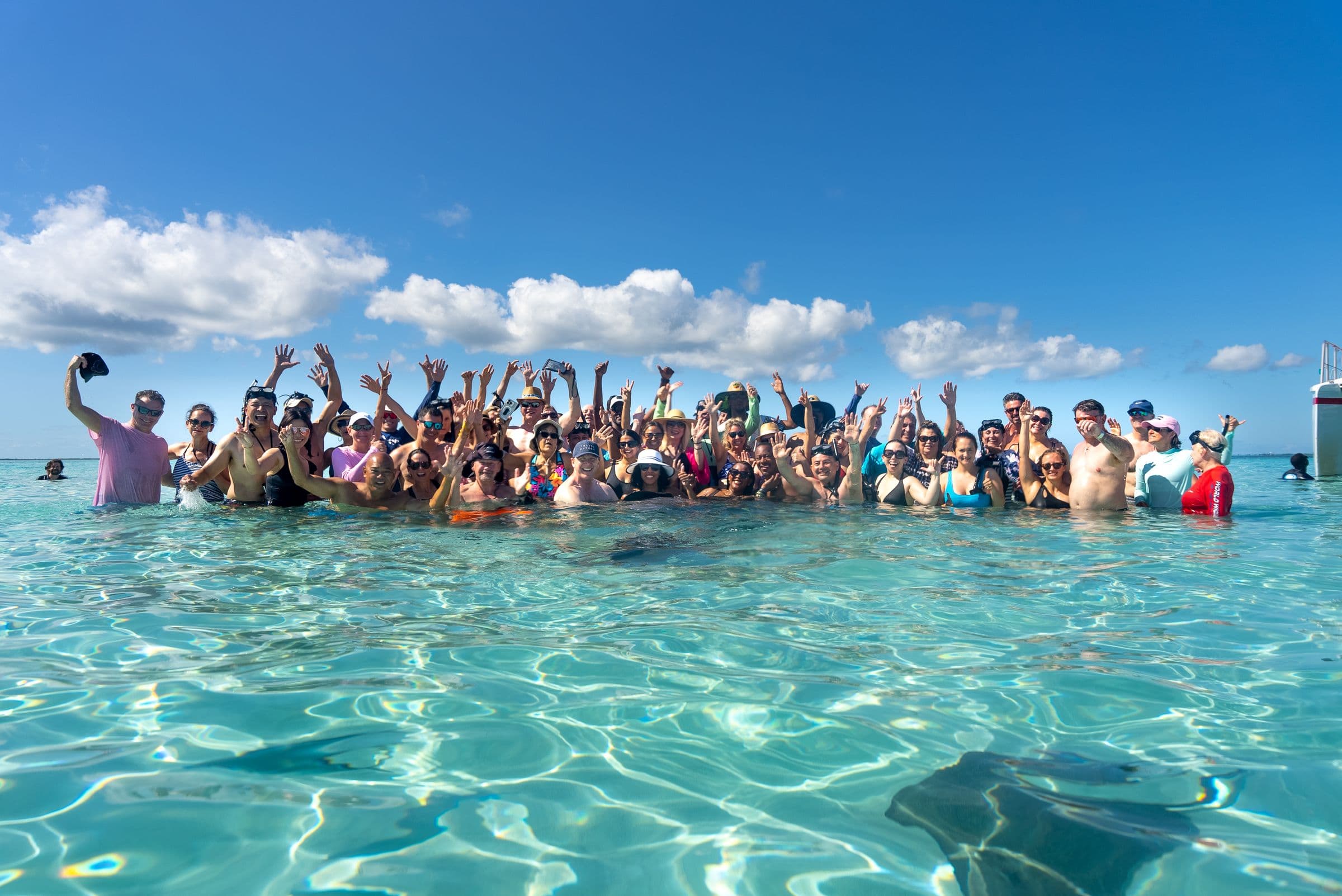 Group excursion, Grand Cayman